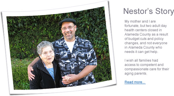 Photo of Nestor and his mother.